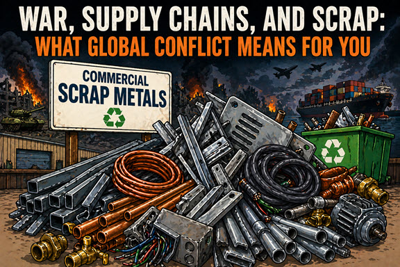 War, Supply Chains, and Scrap: What Global Conflict Means for Your Metal Supply
